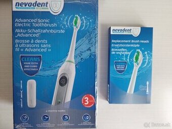 Sonická zubná kefka nevadent so 6 hlavicami