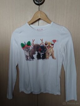 Tričko Merry Christmas, EU13-14Y