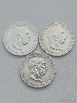Mince 1 koruny F.J.