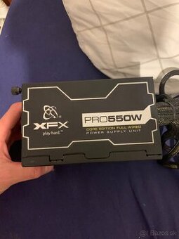 Predám počítačový zdroj XFX Pro 550W a chladič Noctua