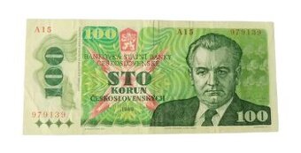 Československo - 100 korun - 1989