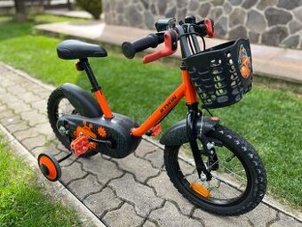 Detský bicykel 14” BIKE ROBOT 500 + košík