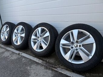 ORIGINAL ŠKODA SUPERB 3 DISKY 5x112 R17 215/55 R17 ZIMA