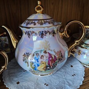 Čajová súprava - karlovarský porcelán