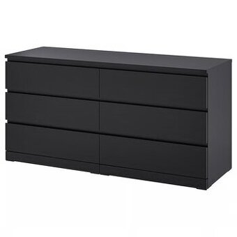 MALM Komoda, 6 zásuviek