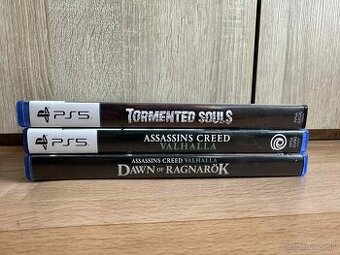 2 hry na Playstation 5 - AC Valhalla + Tormented Souls