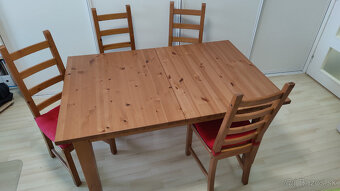 Predám IKEA roskladací stôl STORNÄS so stoličkami