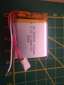 Bateria AS 803035 800mAh 3.7V lithium-ion
