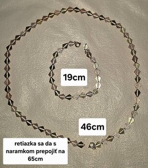 Zlata retiazka a naramok 585