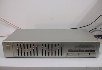 2x7 pasmovy striebor. Equalizer TECHNICS SH-Z250 Japan, AE41