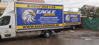 Sťahovanie, odvoz a likvidácia odpadu. autodoprava,