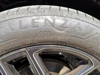 Predám letné gumy bez diskov, Bridgestone Alenza 001