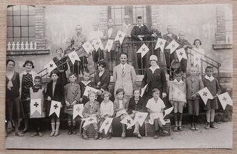 Pohľadnica - Červený kríž - Rajec - rok cca 1919 až 1938