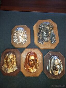 Plaketa , Jezis , Mária