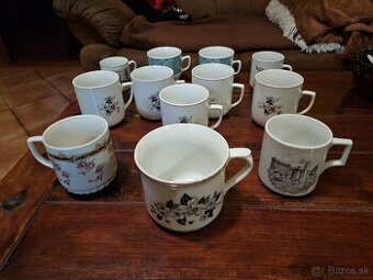 Retro šálky Československo