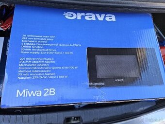Mikrovlnná rúra Orava Miwa2B čierna