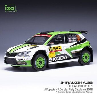Modely Škoda Fabia R5 1:24 IXO