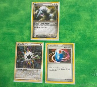 Aggron, Rainbow Energy a Trainer kartu VS Seeker