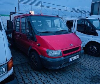 Ford Transit Valník, Long, Dvojkabína, 7-miest., 2,4TDCi,