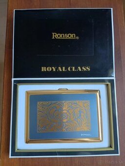 ÚPLNE NOVÝ luxusný zberateľský set Ronson "ROYAL CLASS" (V