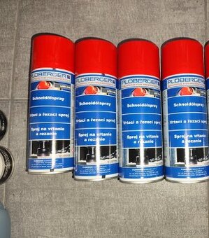 vŕtací a rezný olej v spreji 400ml, 4ks
