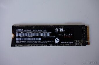 512GB SSD WD Black PC SN750 NVMe