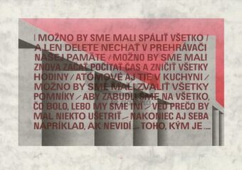 Čierne diery grafika Istropolis / Manifest
