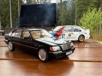 1:24 MERCEDES-BENZ S600 -W140- BMW M3 E30