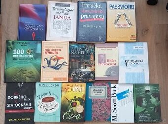 Rôzne knihy na predaj