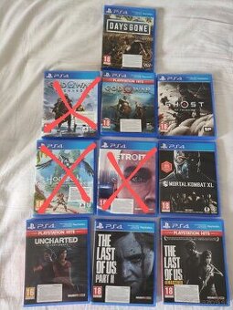 Predám PS4 hry,kompatibilné aj na PS5.