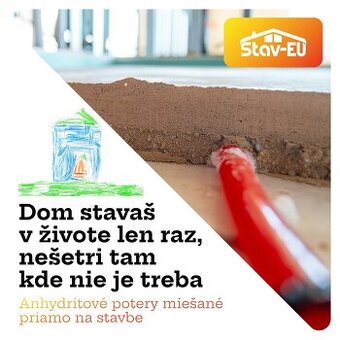 Realizujeme anhydritové potery v okrese Vranov nad Toplou