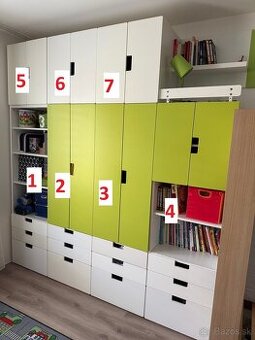Predám detské skrine Ikea Stuva