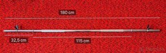 Predám značkovú rovnú tyč Marbo 180cm v 100% stave