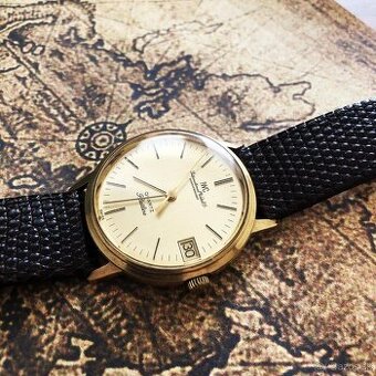 IWC Schaffhausen Flatline Zlaté hodinky 18K - 1