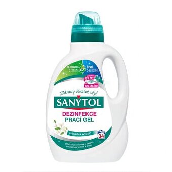 Sanytol dezinfekčnou prácou gél kvetinová vôňa 34 dávok