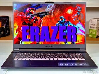 Herný notebook ERAZER 17,3" | RTX 3060 | Ryzen 5800H | ZÁRU