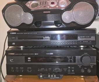7.1 AV YAMAHA RX RDS rádio FM . receiver pre domáce kino