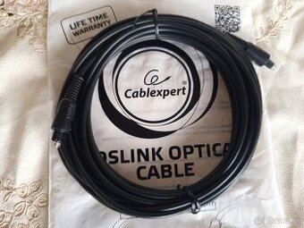 Opticky kabel 7,5  m, cinch kable a scart rozbocovac