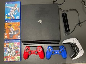 PS4 Pro 1000GB + 28" Monitor - 1