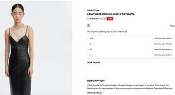 Kožené šaty MANGO n.o.v.é.