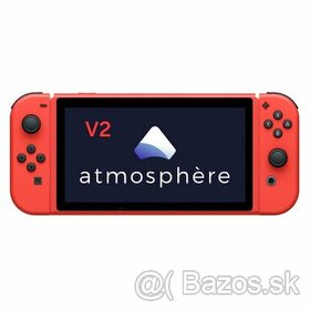 Nintendo Switch V2 Red Atmosphère/Hekate - 1