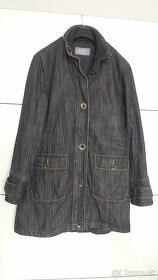 Dámsky rifľový kabát M - 1