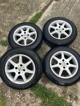 Peugeot Ford 4x108 alu disky + pneu Barum 195 65 r15