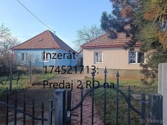 Dva RD na jednom pozemku Nový Háj