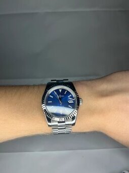Seiko mod Datejust navy blue