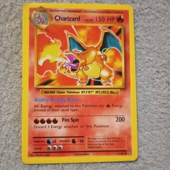 Charizard pokémon karta - 1