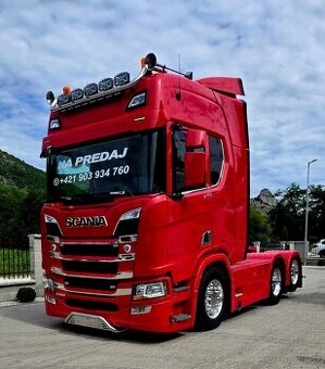 SCANIA ťahač R500 6x2 / HYDRAULIKA / 70 ton