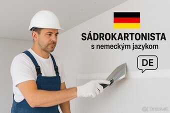 Sadrokartonista- s nemeckám jazykom