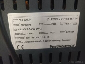 Nabíječka JungHeinrich SLT 100JH 24v