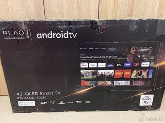 ⭐ 43” QLED Smart TV – Android TV (Ako nový) ⭐